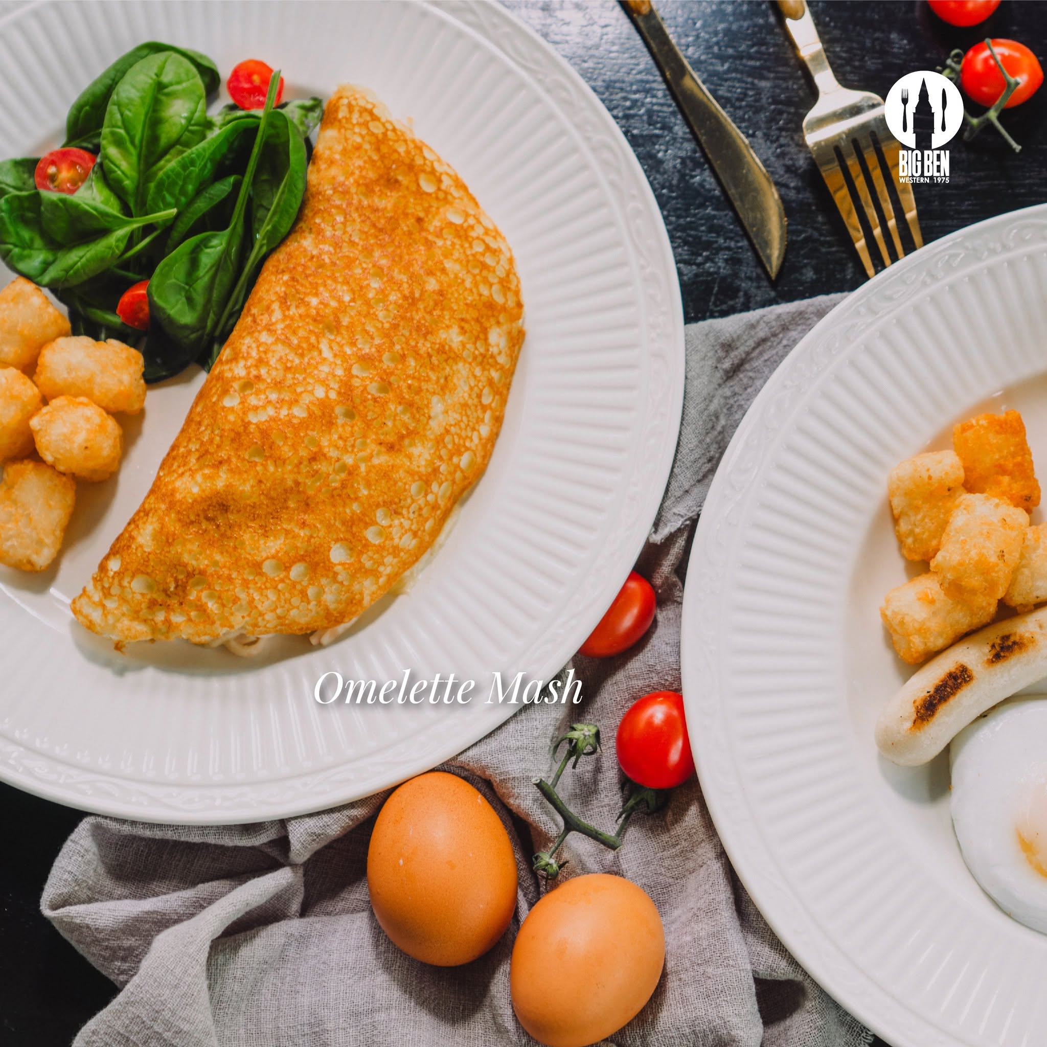 Big Ben Breakfast and Western Cafe — Food, George Town, Pulau Pinang