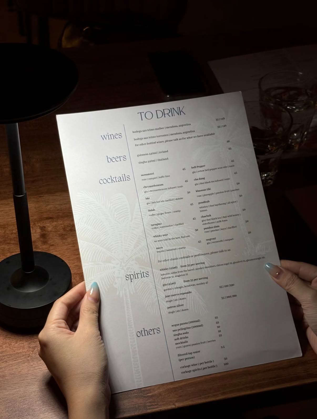 Khaosan Tapas Bar — Menu, George Town, Pulau Pinang