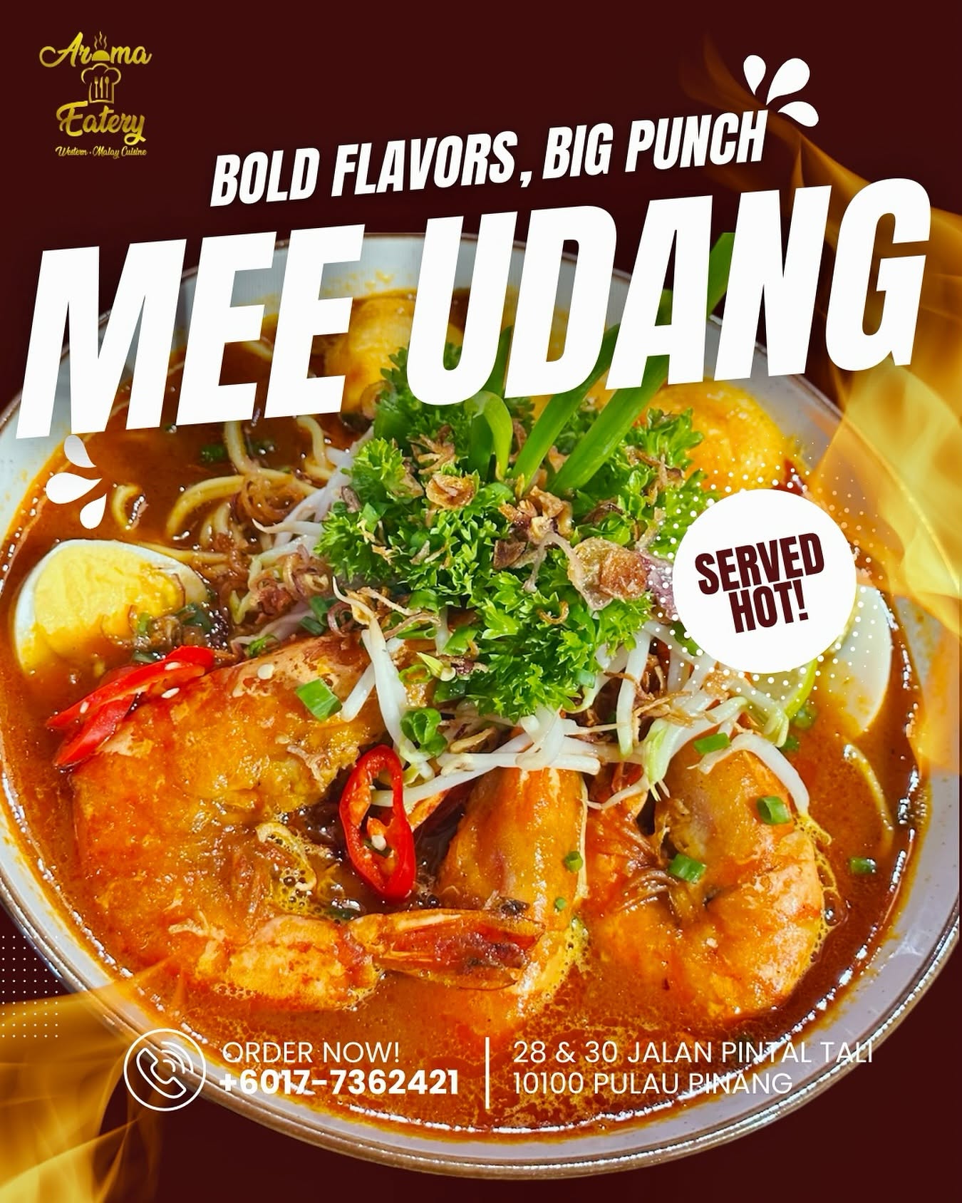 Aroma Eatery — Menu, George Town, Pulau Pinang