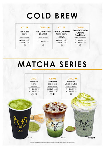 Daily Coffee Signature — Menu, George Town, Pulau Pinang