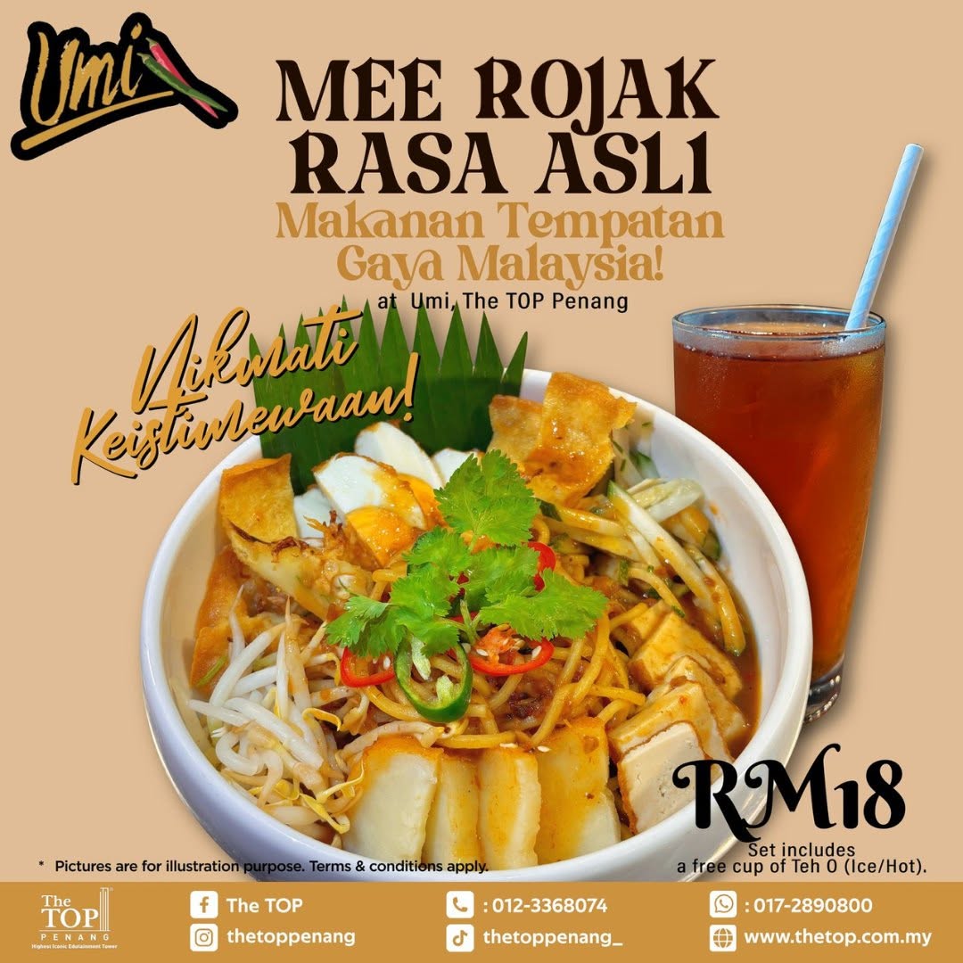 UMI — Menu, George Town, Pulau Pinang