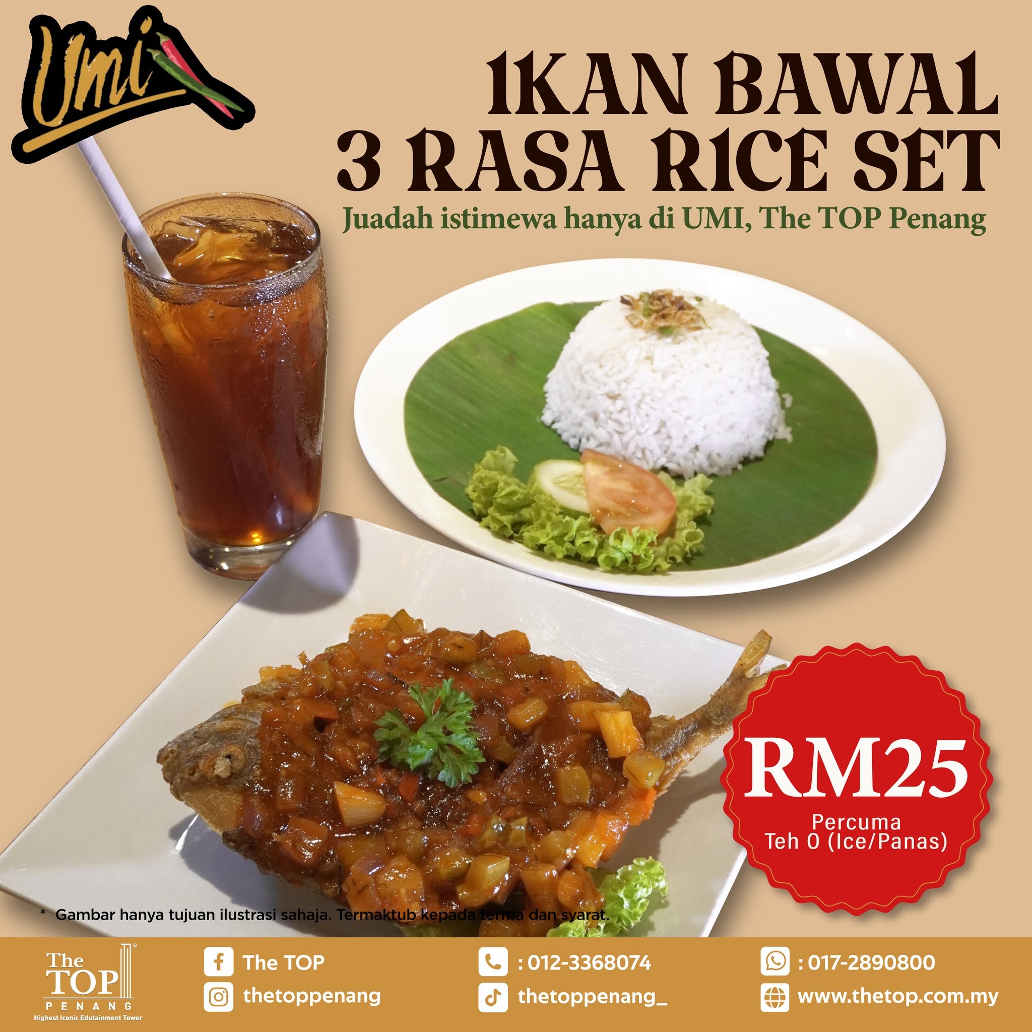 UMI — Menu, George Town, Pulau Pinang