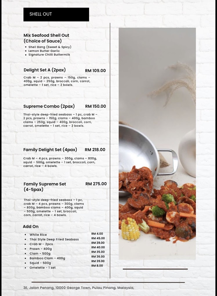 Don Western & Grill Cafe — Menu, George Town, Pulau Pinang
