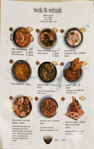 Wok & whisk — Menu, George Town, Pulau Pinang