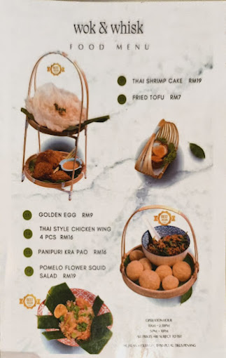 Wok & whisk — Menu, George Town, Pulau Pinang