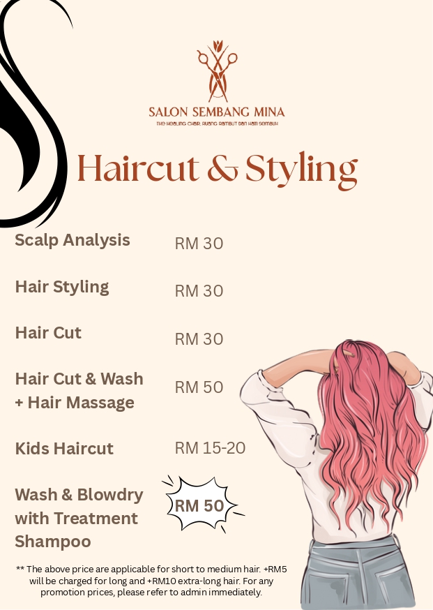 Salon Mina — Menu, Kuala Lumpur, WP Kuala Lumpur
