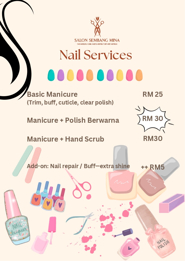 Salon Mina — Menu, Kuala Lumpur, WP Kuala Lumpur