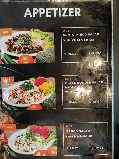 Hana Thai Kitchen — Menu, George Town, Pulau Pinang