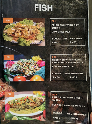 Hana Thai Kitchen — Menu, George Town, Pulau Pinang