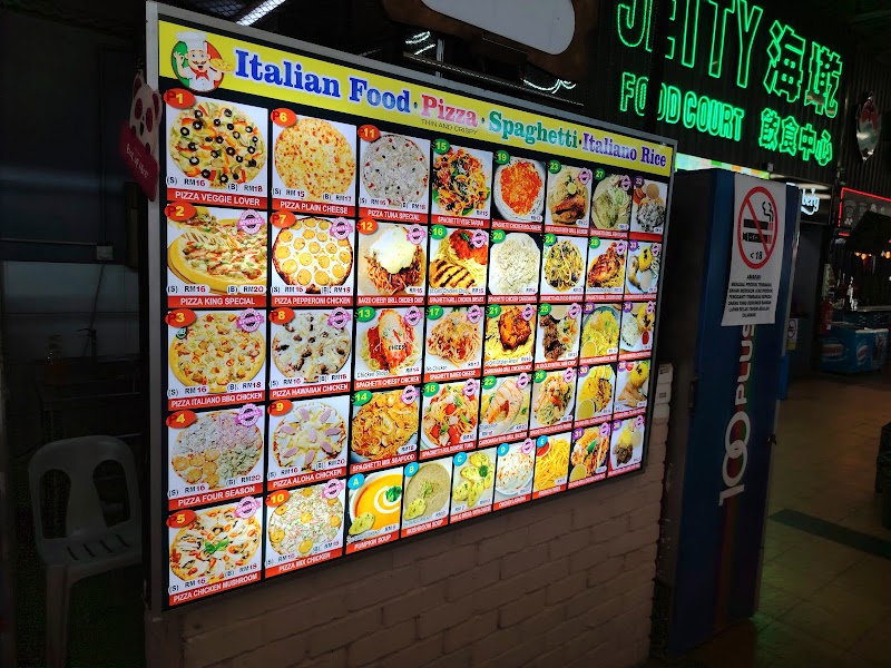 italian @ The Jetty Food Court — Menu, George Town, Pulau Pinang