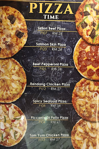 Pizzaiola — Menu, George Town, Pulau Pinang