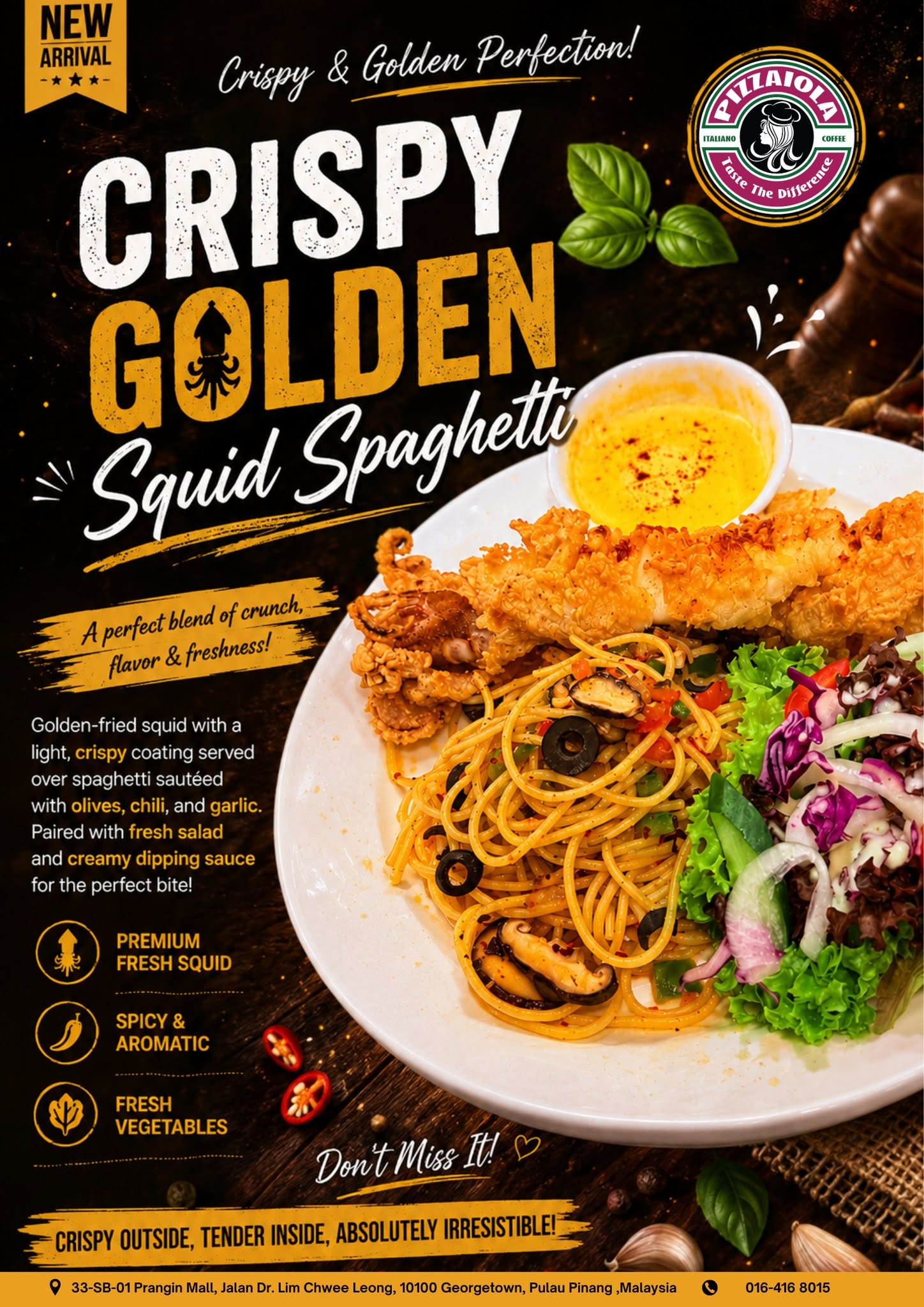 Pizzaiola — Food, George Town, Pulau Pinang