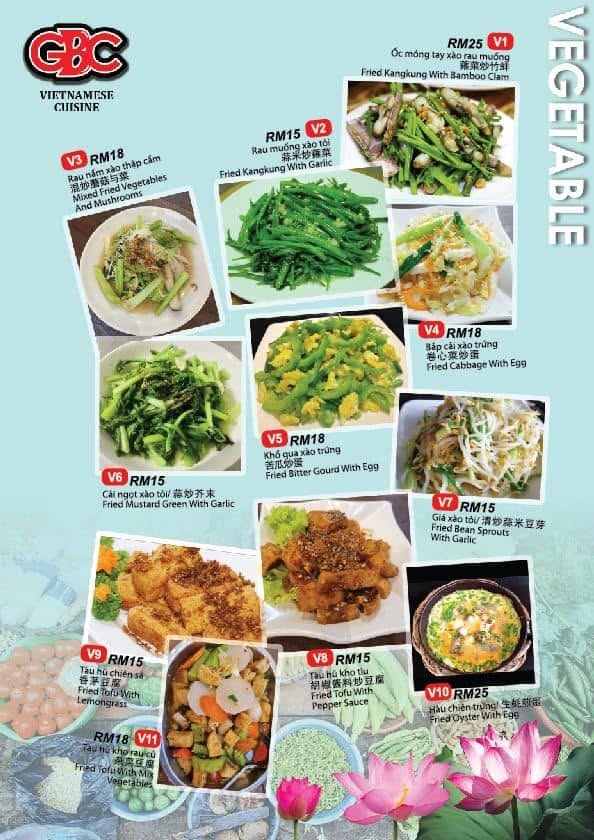 GBC Claypot Steamboat — Menu, George Town, Pulau Pinang