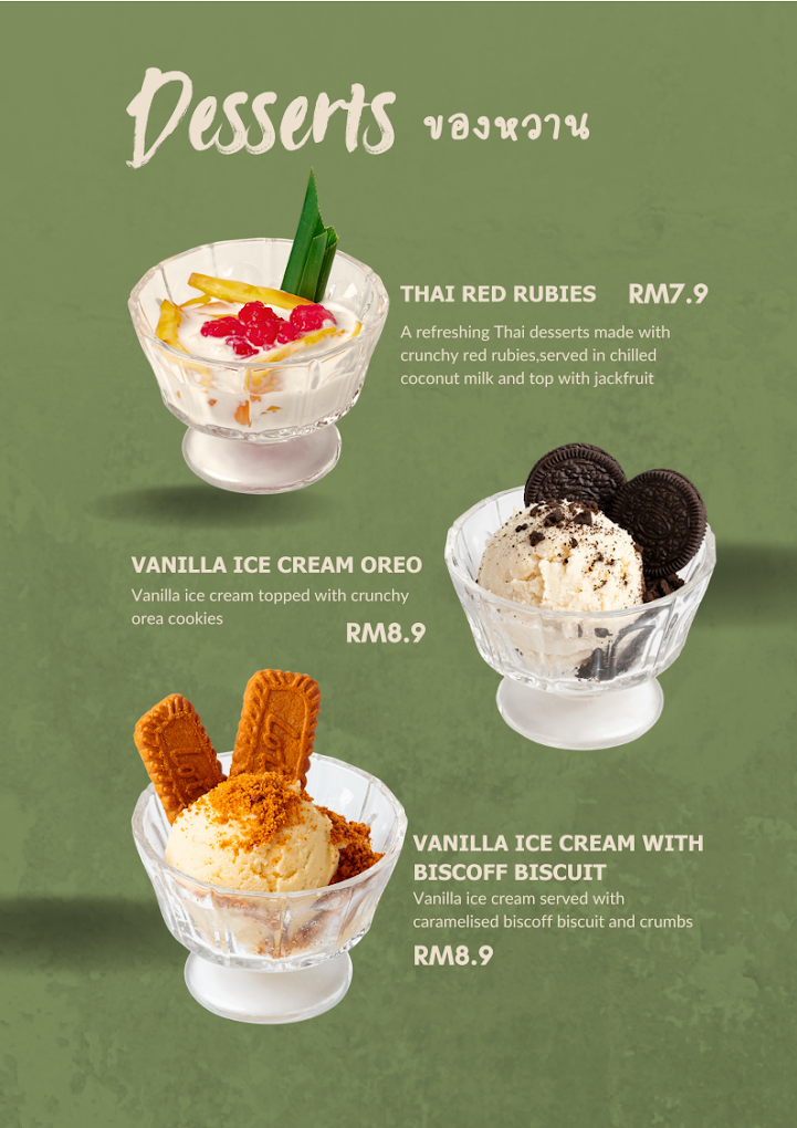 Baan Lumi YMCA — Menu, George Town, Pulau Pinang