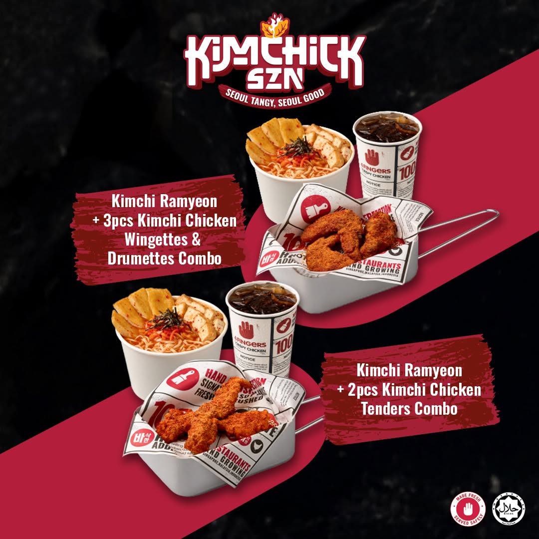 4Fingers Crispy Chicken Gurney Paragon — Menu, George Town, Pulau Pinang