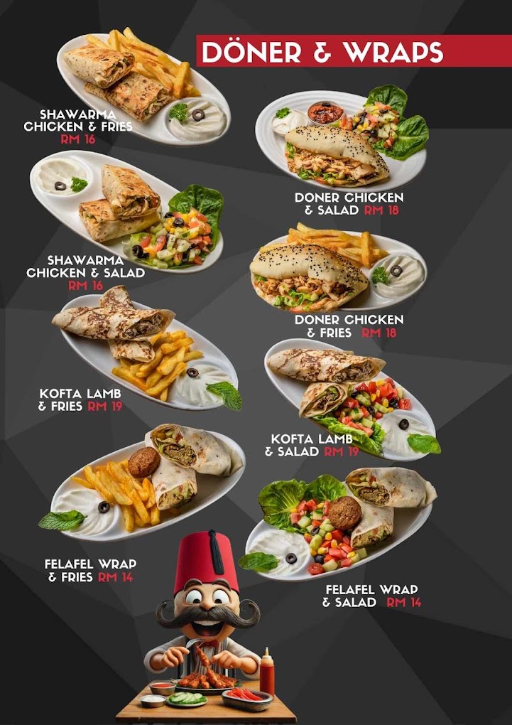 ASALA | Arabic Restaurant & Shisha Lounge مطبخ اصالة — Menu, George Town, Pulau Pinang
