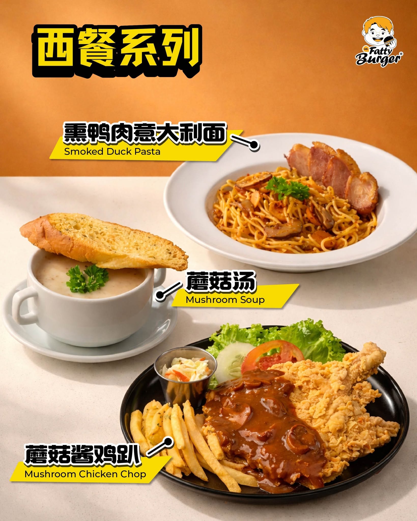 Mr Fatty Burger — Menu, Jelutong, Pulau Pinang