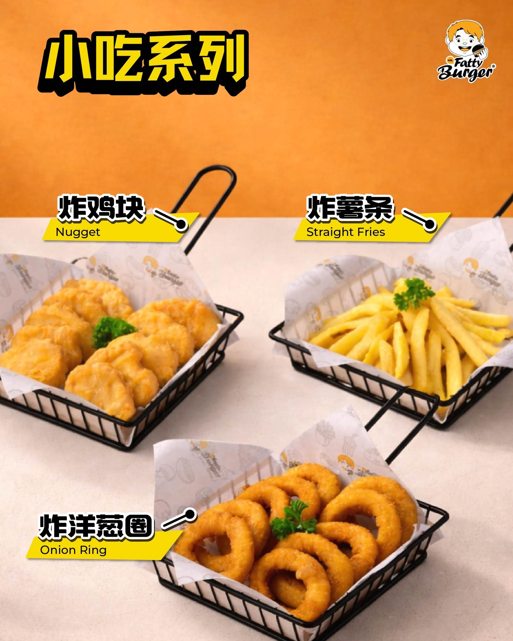 Mr Fatty Burger — Menu, Jelutong, Pulau Pinang