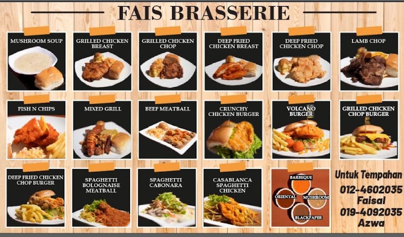 Restaurant Fais — Menu, Permatang Pauh, Pulau Pinang