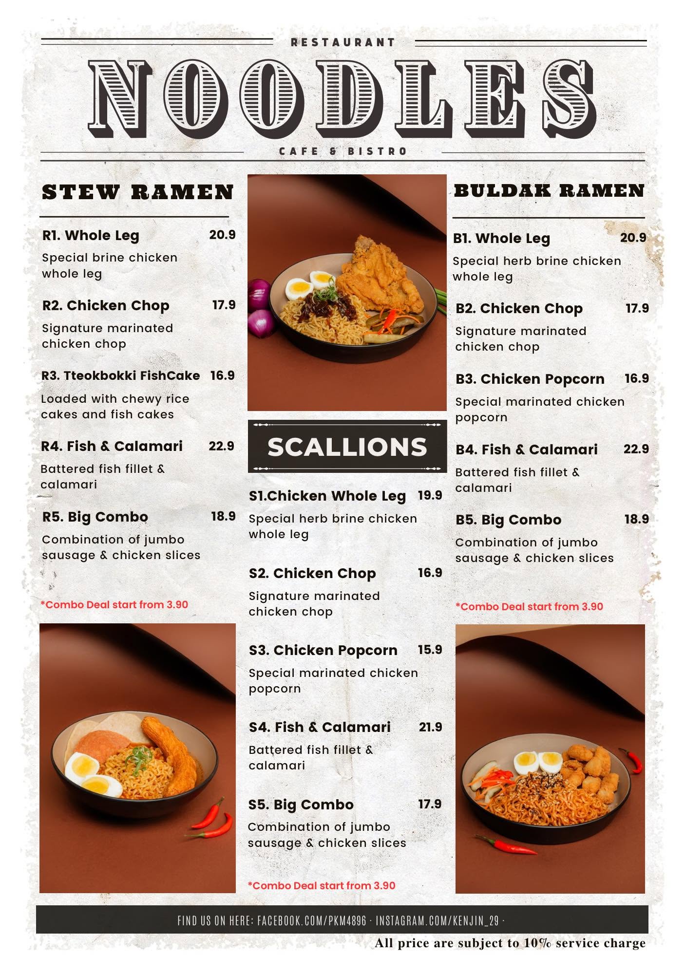 Kenjin Restaurant — Menu, George Town, Pulau Pinang