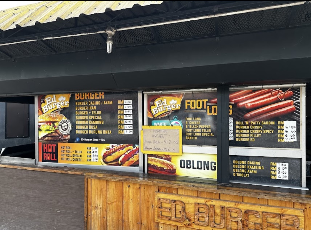 Ed Burger — Menu, Permatang Pauh, Pulau Pinang