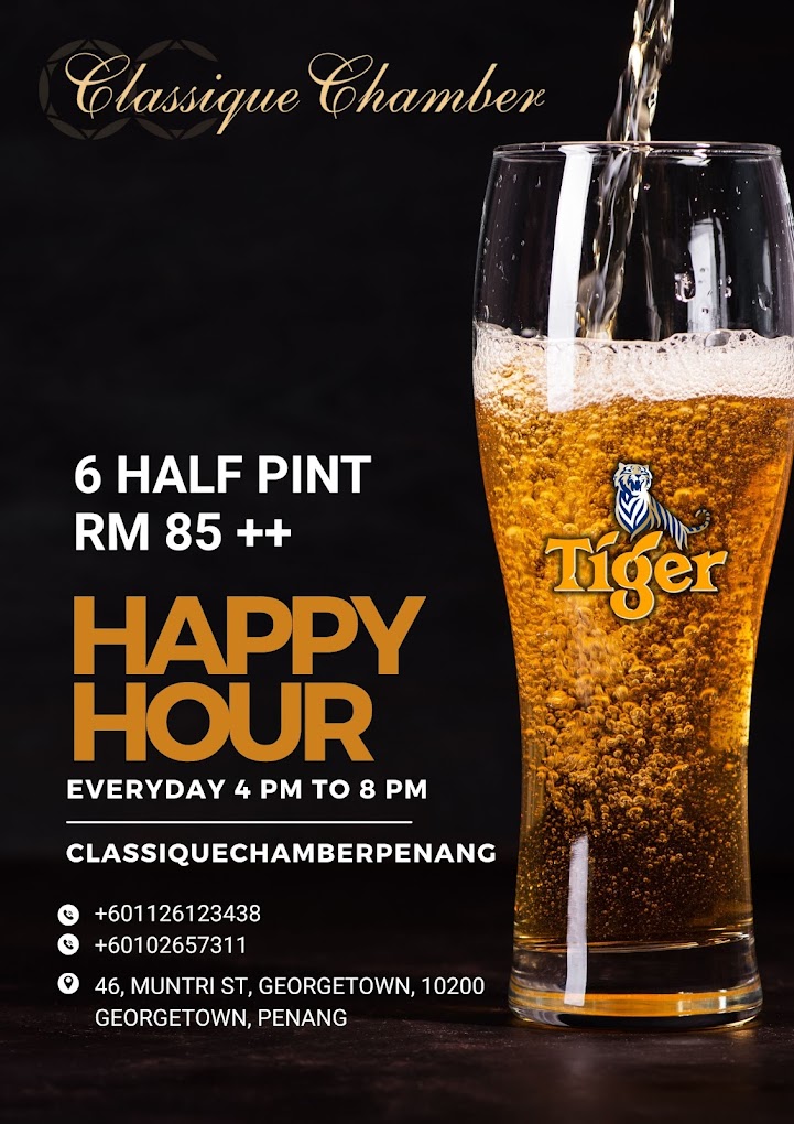 Classique Chamber Penang — Menu, George Town, Pulau Pinang