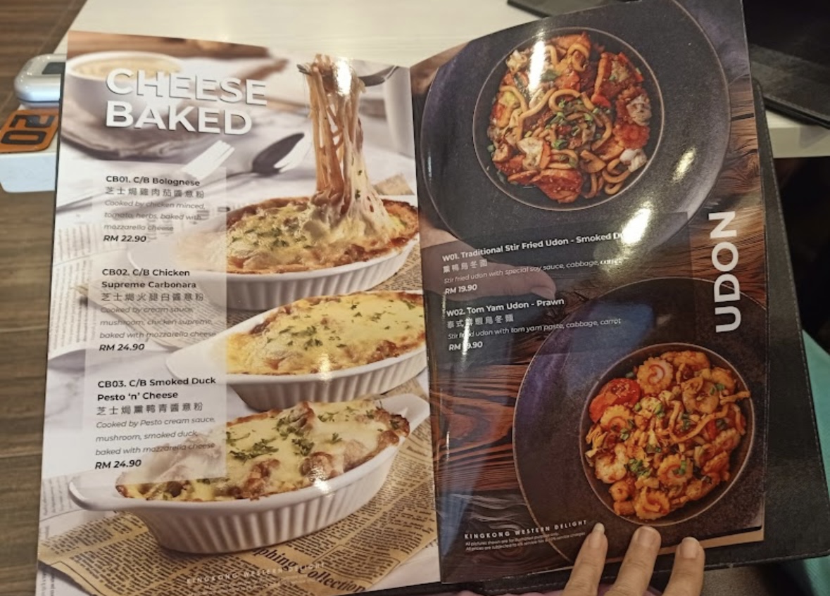King Kong Western Delight — Menu, Butterworth, Pulau Pinang