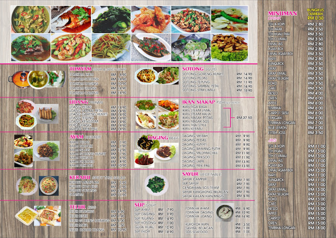 Sa Kenari — Menu, Jelutong, Pulau Pinang