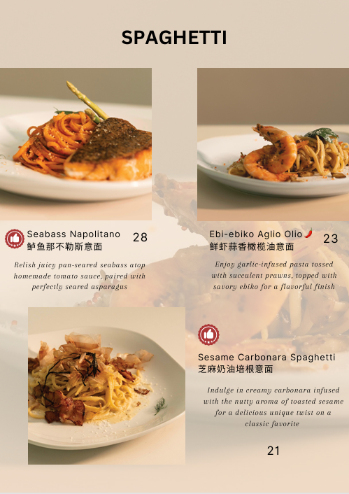 Nodernus Restaurant — Menu, George Town, Pulau Pinang