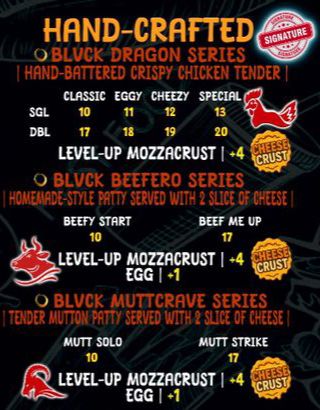 EZ Burger — Menu, George Town, Pulau Pinang