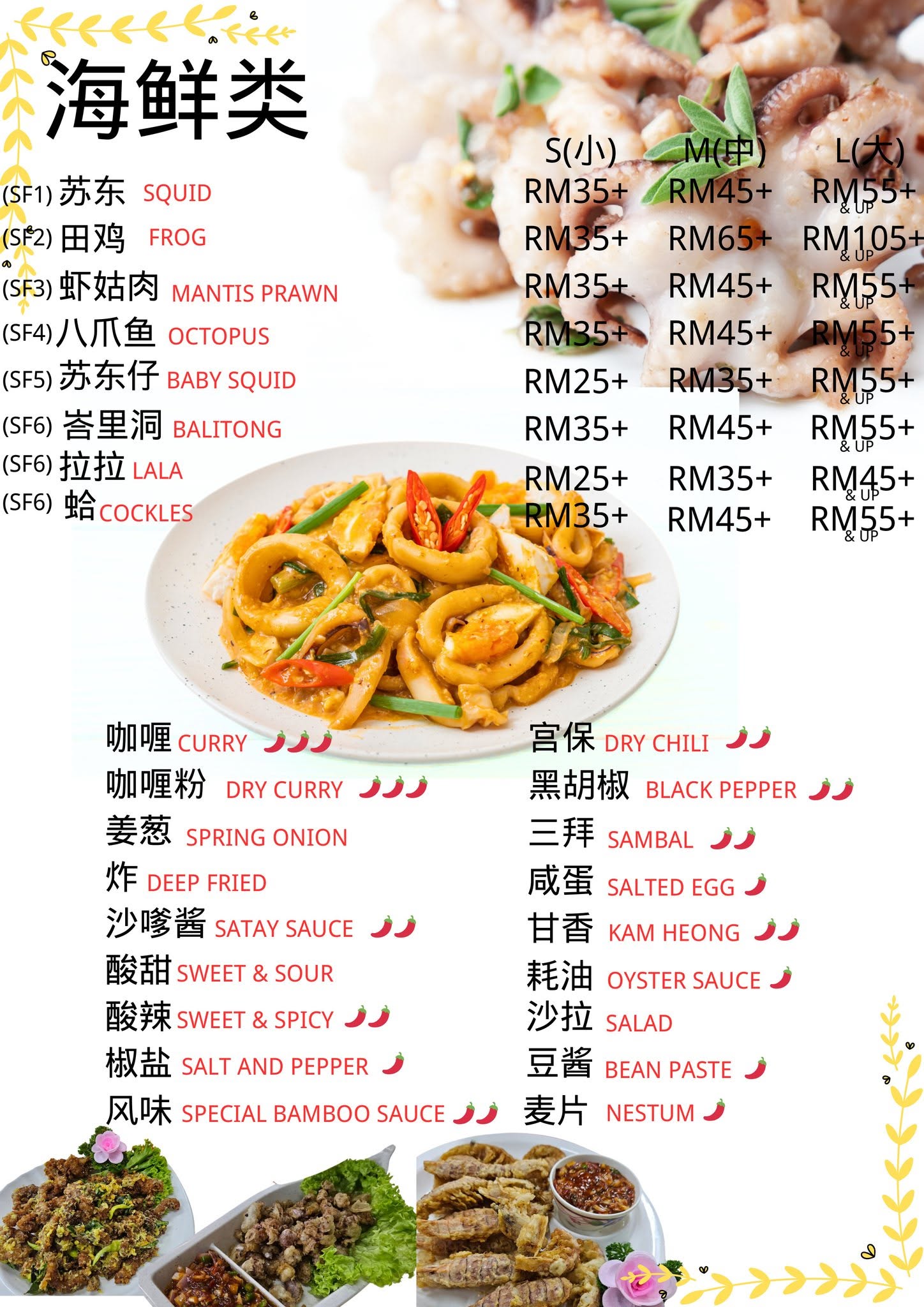 Great City Seafood Restaurant 大都市海鲜饭店 — Menu, Bukit Mertajam, Pulau Pinang