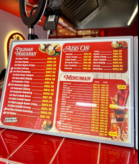 Sambal Bakar Penang @ Perda — Menu, Bukit Mertajam, Pulau Pinang