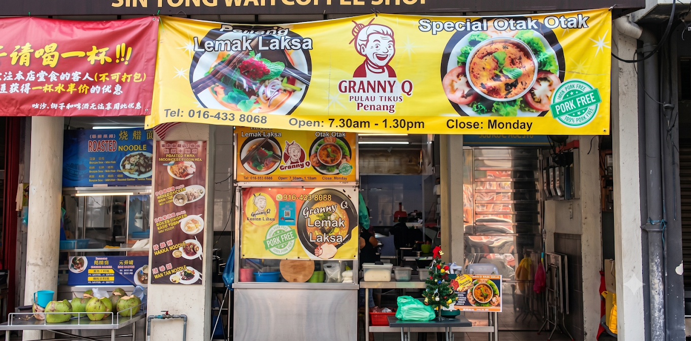 Granny Q Lemak Laksa — Environment, George Town, Pulau Pinang
