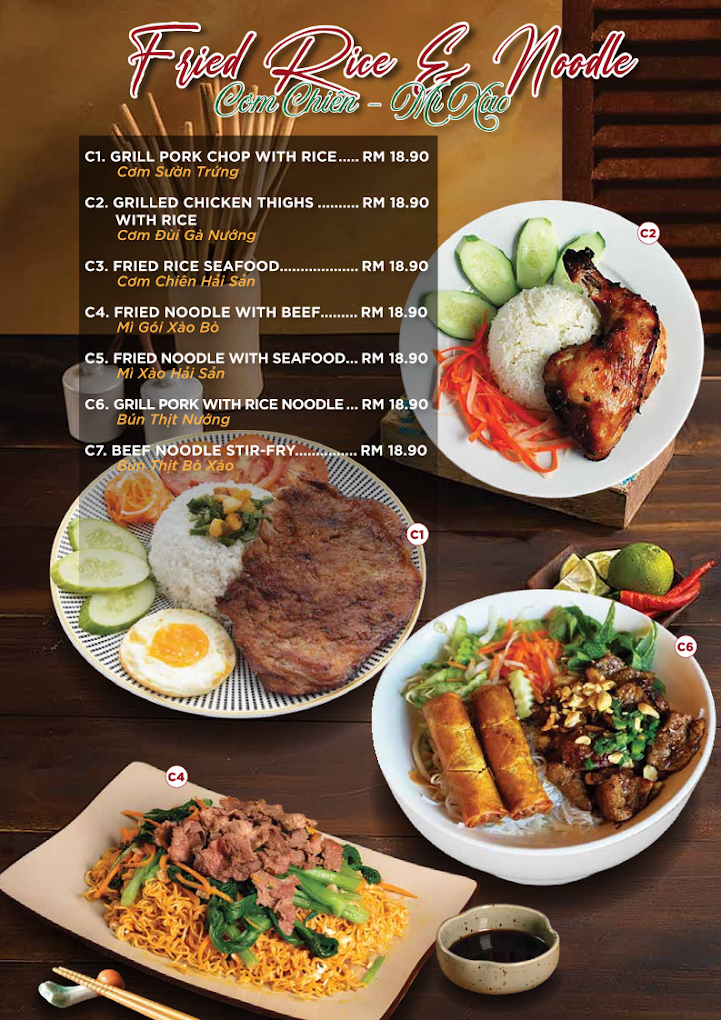 Anna Kitchen 2 — Menu, George Town, Pulau Pinang