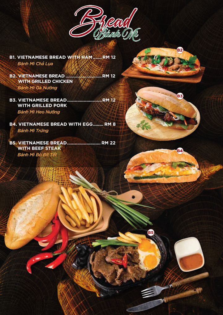 Anna Kitchen 2 — Menu, George Town, Pulau Pinang
