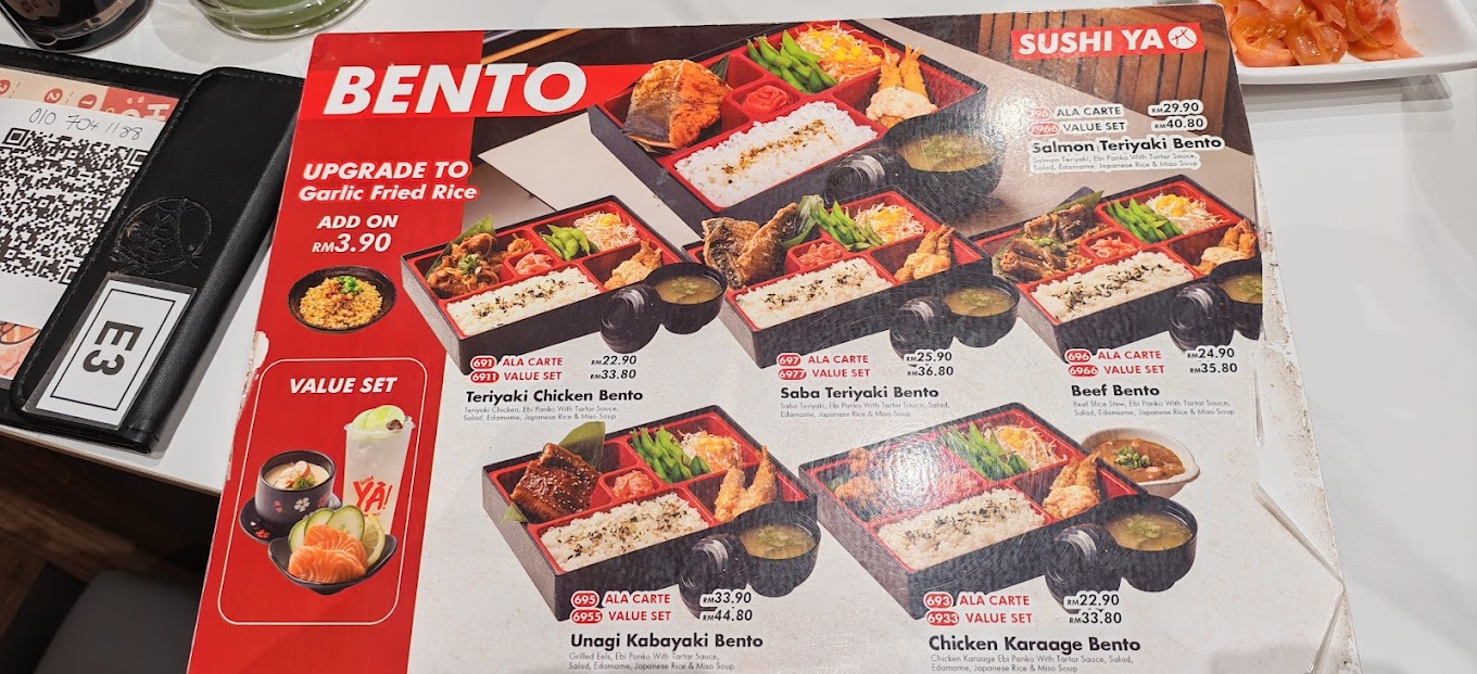 Sushi YA Sunshine Central Mall Farlim | Penang — Menu, Ayer Itam, Pulau Pinang