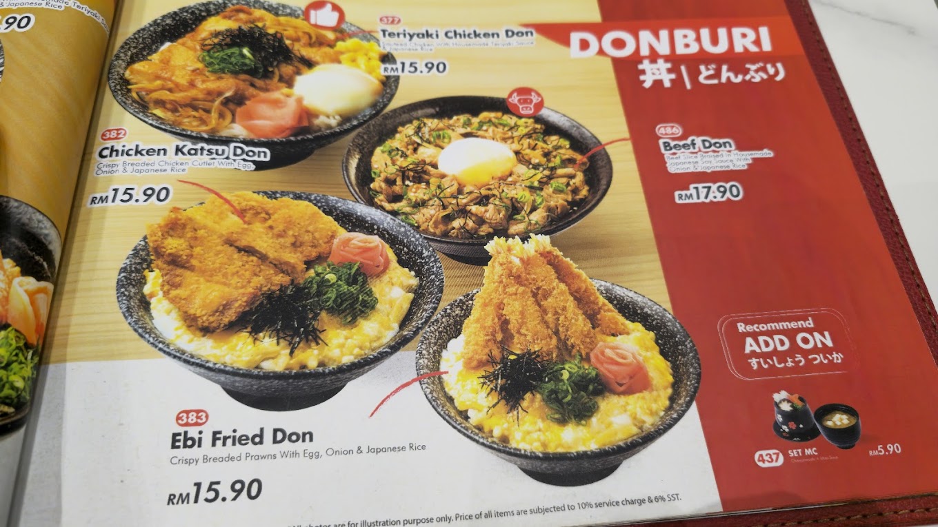 Sushi YA Sunshine Central Mall Farlim | Penang — Menu, Ayer Itam, Pulau Pinang