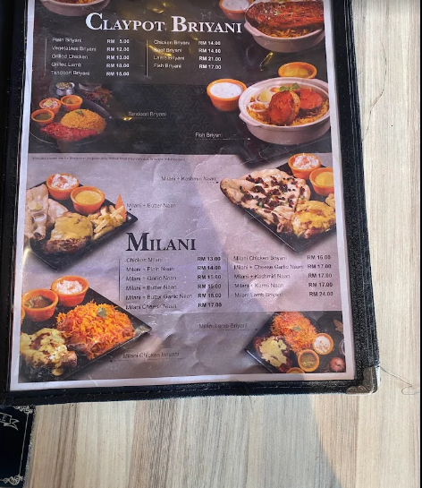 Kapitan Tandoori House @ Bandar Perda — Menu, Bukit Mertajam, Pulau Pinang