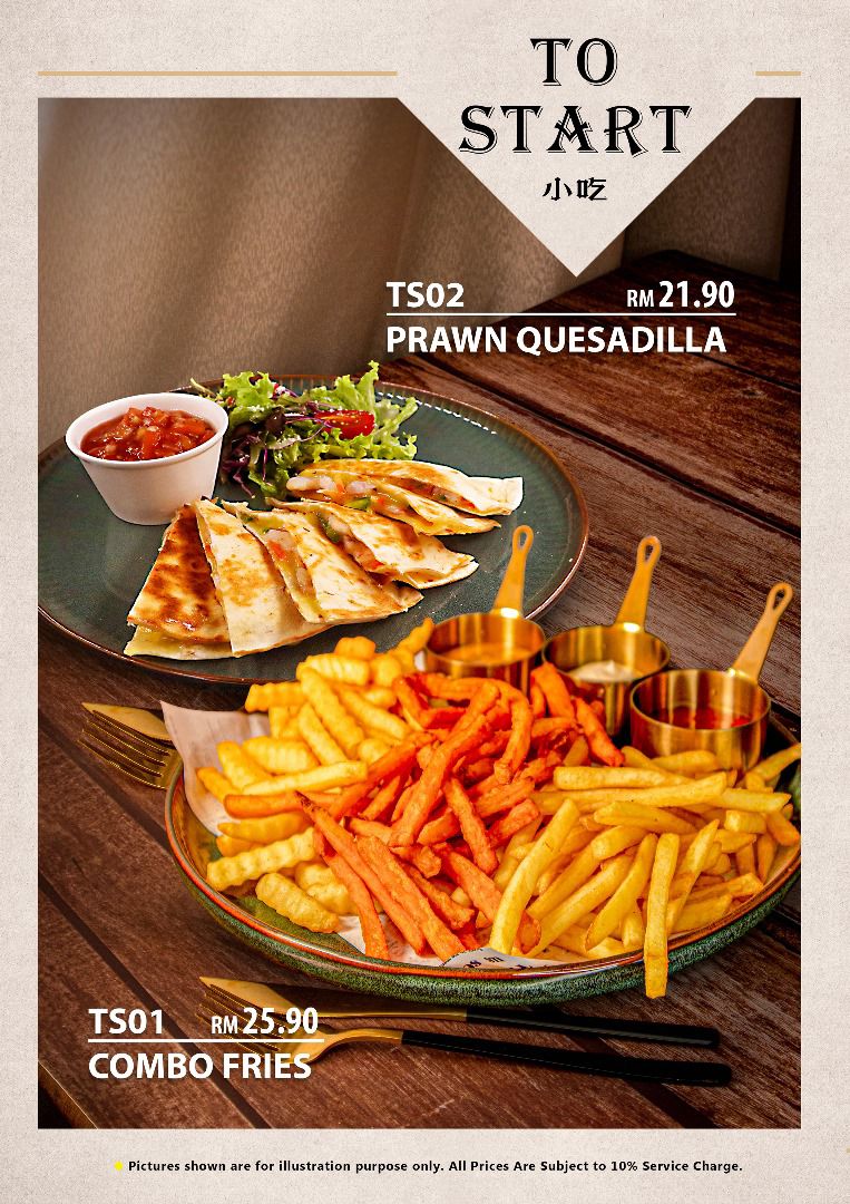 De Sundays Cafe — Menu, Butterworth, Pulau Pinang