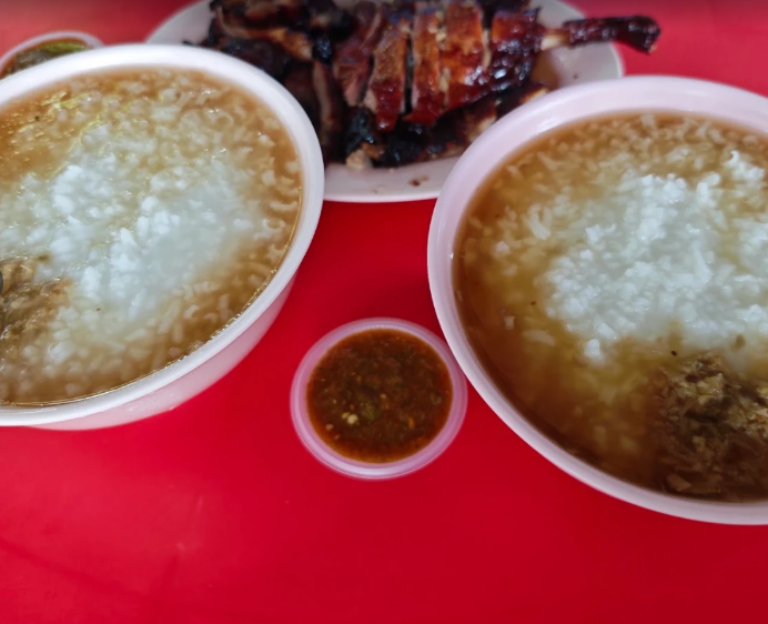 Ah Moi Kau Roast Duck Porridge Rice 亚九鸭粥 Permatang Tinggi — Food, Bukit Mertajam, Pulau Pinang