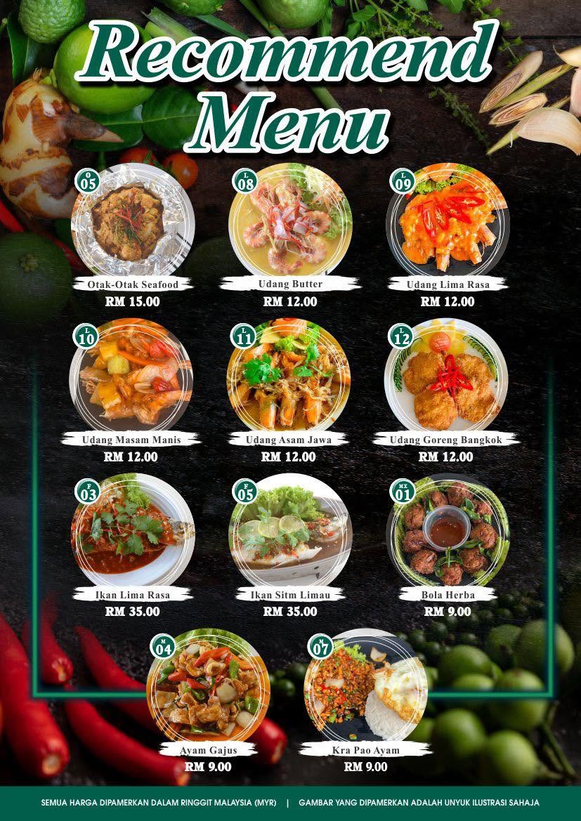 Bangkok Station 1 (Perda) — Menu, Bukit Mertajam, Pulau Pinang