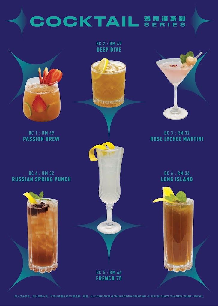 Warehouse Kitchen & Bar — Menu, Butterworth, Pulau Pinang