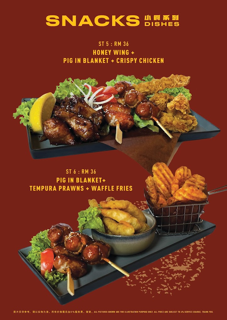 Warehouse Kitchen & Bar — Menu, Butterworth, Pulau Pinang