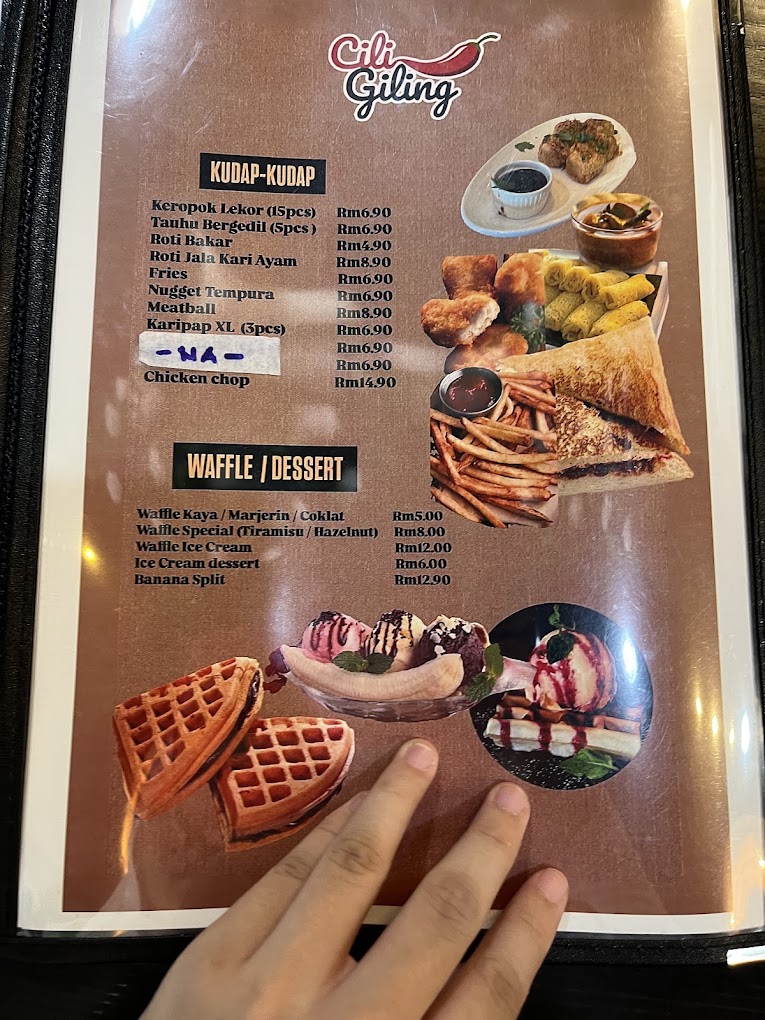 Cili Giling Restaurants — Menu, Bukit Mertajam, Pulau Pinang