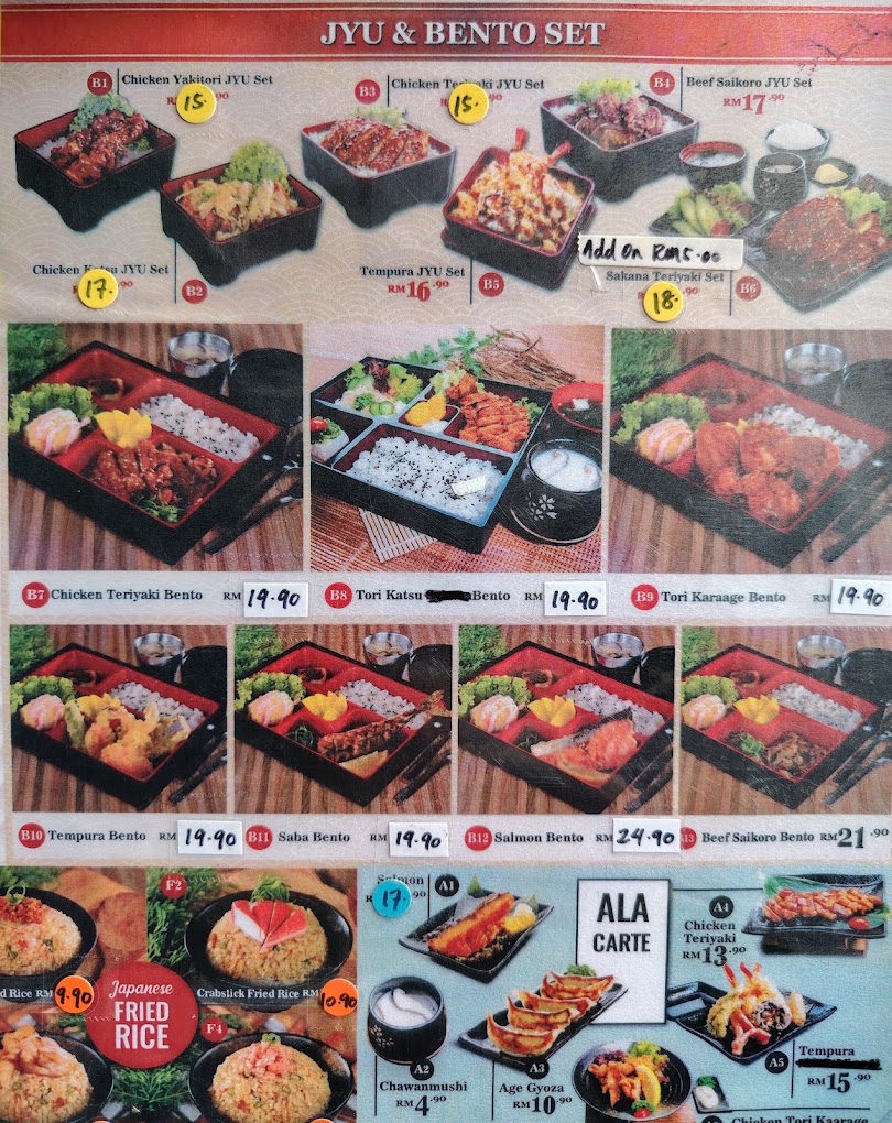So Sushi Bandar Perda — Menu, Bukit Mertajam, Pulau Pinang
