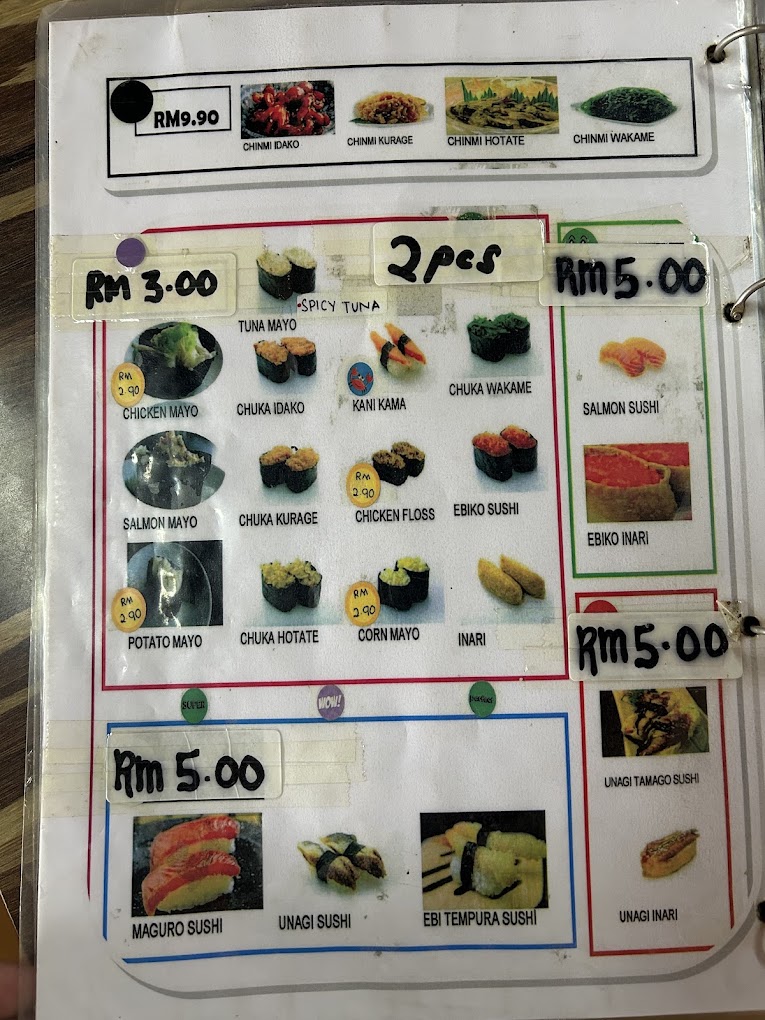 So Sushi Bandar Perda — Menu, Bukit Mertajam, Pulau Pinang