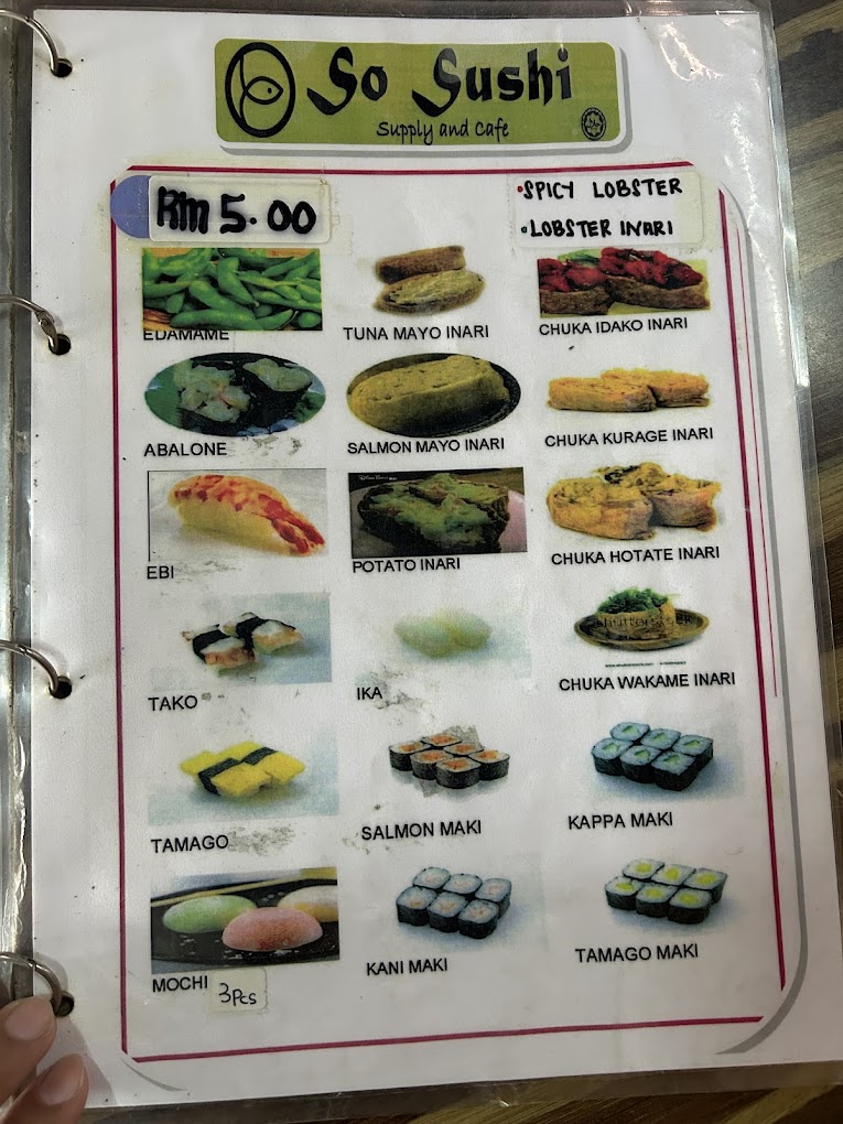 So Sushi Bandar Perda — Menu, Bukit Mertajam, Pulau Pinang