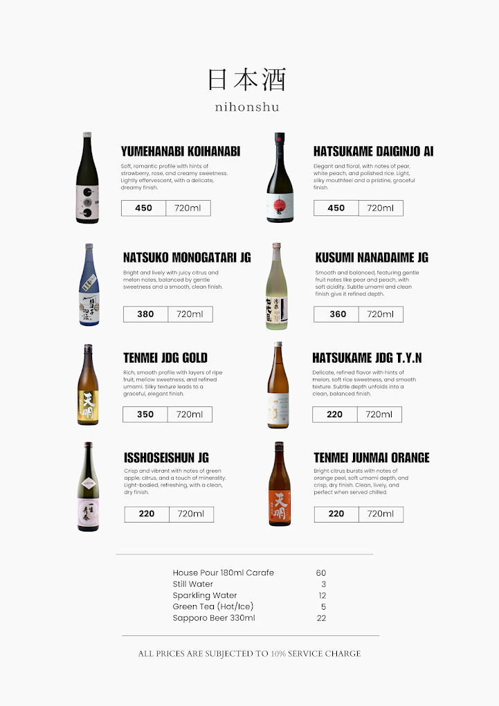 Rigetsu Dining — Menu, Bukit Mertajam, Pulau Pinang