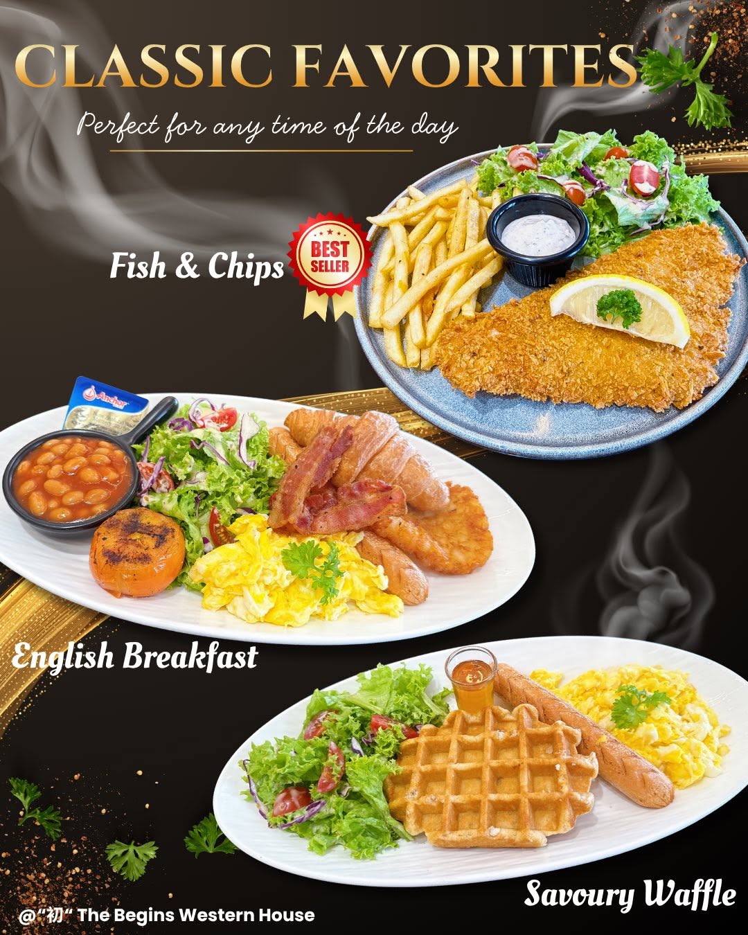 The Begins Western House 初 @ Alma — Menu, Bukit Mertajam, Pulau Pinang