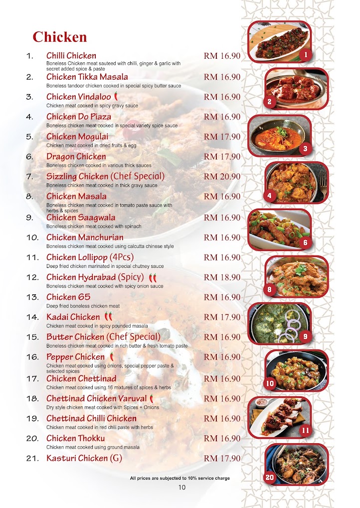 Gem Restaurant • Auto City — Menu, Bukit Mertajam, Pulau Pinang